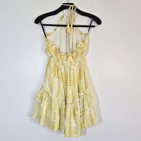 Majorelle Revolve Baker Mini Sun Dress in Yellow Tie Dye XXS Sundress - Picture 4 of 12